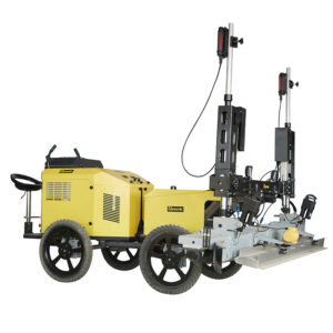 LS-400 Four-wheel driving Laser Screened with auger